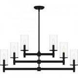 Quoizel QCH5578MBK Quoizel Chandelier Island 6 lights matte black Island Light