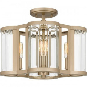 Quoizel QSF6193BGD Quoizel Semi-Flush Mount Semi flush 4 lights bronze gold Semi-Flush Mount