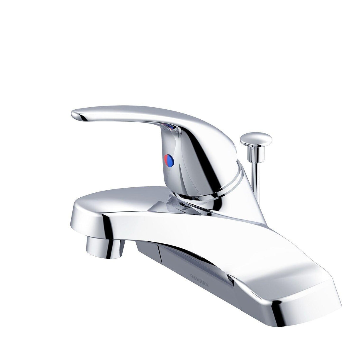 Gerber G0040115W Chrome Maxwell Se Single Handle Lavatory Faucet W/ Metal Pop-up ...
