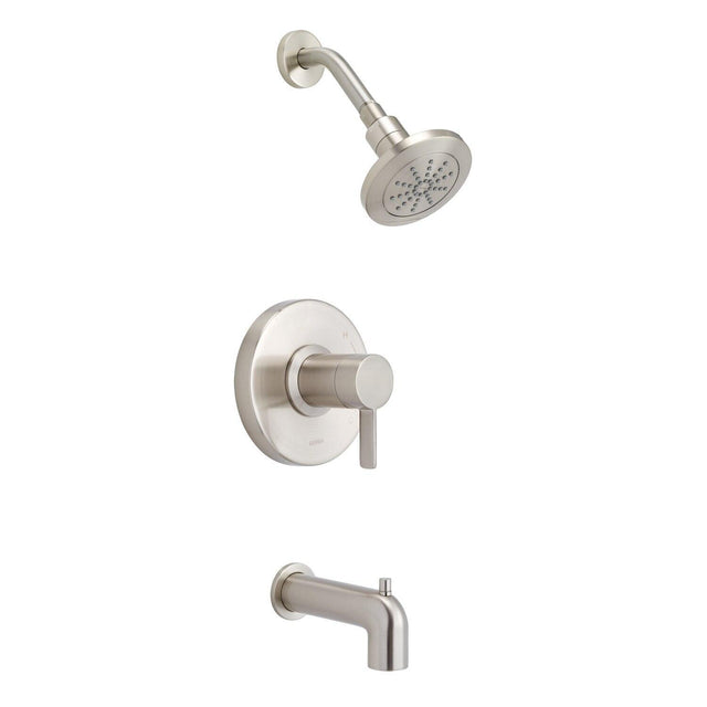 Gerber D512030BNTC Brushed Nickel Amalfi Tub & Shower Trim Kit, 2.0GPM