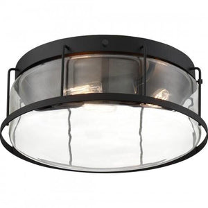 Quoizel LUD1613EK Ludlow Flush mount 3 light earth black Flush Mount