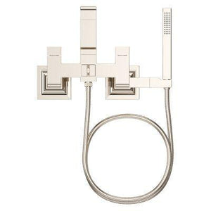 Pfister Polished Nickel Wall Mount Tub Filler Without Handles LG6-3VRVD