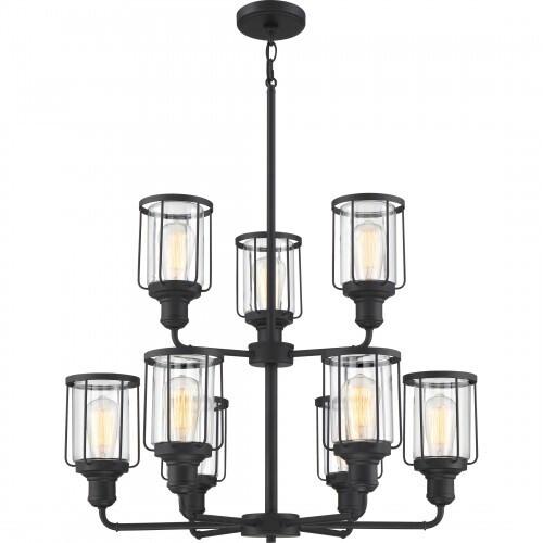 Quoizel LUD5028EK Ludlow Chandelier 9 light earth black Chandelier