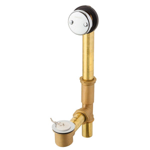 Gerber G0041892 Chrome Classics Chain & Stopper Drain for Standard Tub