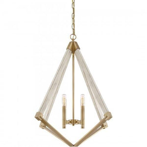 Quoizel VP5204WS Viewpoint Foyer 4lt weathered brass Pendant