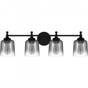 Quoizel JEN8631MBK Jenson Bath 4 lights matte black Bath Light