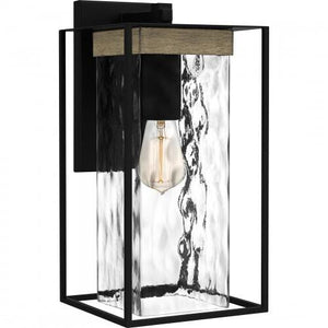 Quoizel LWD8408MBK Longwood Outdoor wall 1 light matte black. Outdoor Lantern