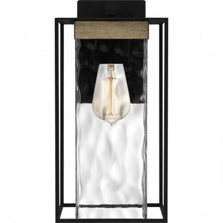 Quoizel LWD8407MBK Longwood Outdoor wall 1 light matte black Outdoor Lantern