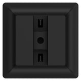 Verve Diverter Trim without Handle in Matte Black