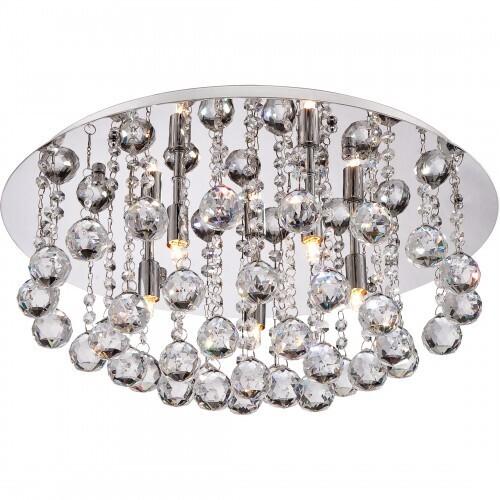 Quoizel BRX1619C Bordeaux F lush mount plsh chrm 19.5"d Flush Mount