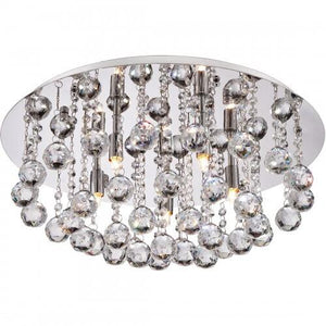 Quoizel BRX1619C Bordeaux F lush mount plsh chrm 19.5"d Flush Mount