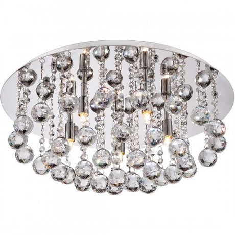 Quoizel BRX1619C Bordeaux F lush mount plsh chrm 19.5"d Flush Mount
