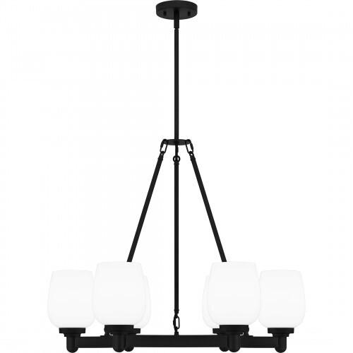 Quoizel PNG5028MBK Penning Chandelier 6 lights matte black Chandelier