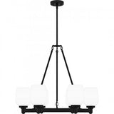 Quoizel PNG5028MBK Penning Chandelier 6 lights matte black Chandelier