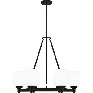Quoizel PNG5028MBK Penning Chandelier 6 lights matte black Chandelier