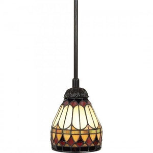 Quoizel TF1541VB West End Mini pendant vint brnz 6"d Mini Pendant