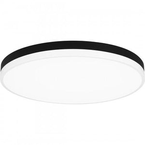 Quoizel WLN1620MBKW Weldin Flush mount led matte black white Flush Mount