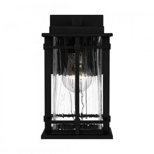 Quoizel MCL8405EK McAlister Outdoor wall 1 light earth black Outdoor
