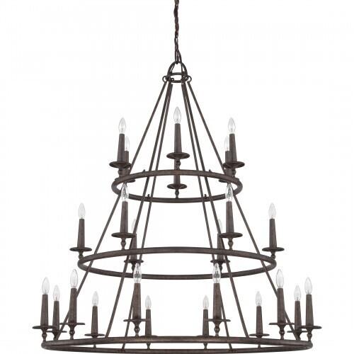 Quoizel VYR5024ML Voyager Chandelier malaga Chandelier