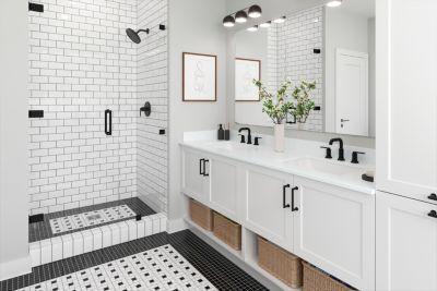 Pfister Matte Black 2-handle 8" Widespread Bathroom Faucet LG49-COL0B