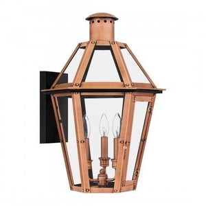 Quoizel BURD8415AC Burdett Outdoor wall 3 lights aged copper Outdoor