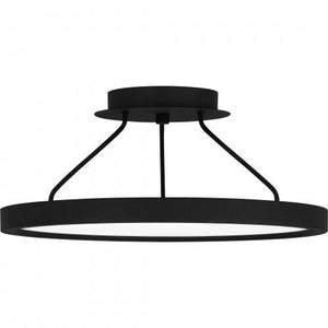 Quoizel OST1815EK Outskirts Semi flush led light earth black Semi-Flush Mount