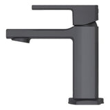 Deckard Single Control 4" Centerset Bathroom Faucet in Matte Black