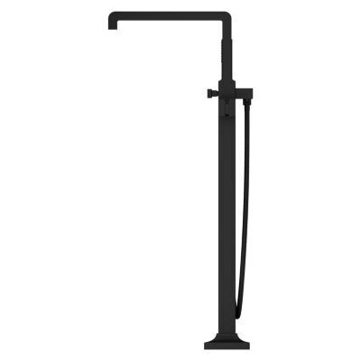 Pfister Matte Black Free-standing Tub Filler Without Handles LG61-VRVB