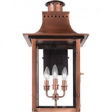 Quoizel CM8412AC Chalmers Outdoor wall lantern aged copr Outdoor Lantern