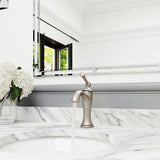 Tisbury Single Control 4" Centerset Bathroom Faucet in Brushed Nickel
