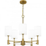 Quoizel GCN5026AB Gretchen Chandelier 5 lights aged brass Chandelier