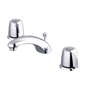 Gerber G0043071 Chrome Classics Two Handle Lavatory Faucet W/ Metal Handles ...