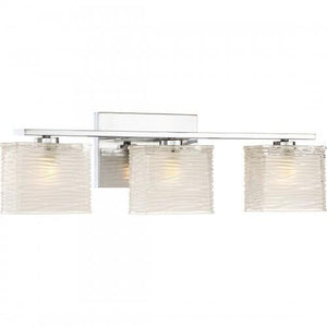 Quoizel WCP8603C Westcap Bath fixture 3 light polished chrome Bath Light