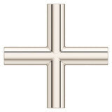 Pfister Polished Nickel Single Cross Handle for Slide Bar Kit HHL-G16TNTD
