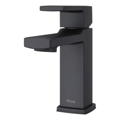 Pfister Matte Black Single Control Bathroom Faucet LG42-DAPB