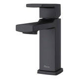 Deckard Single Control 4" Centerset Bathroom Faucet in Matte Black