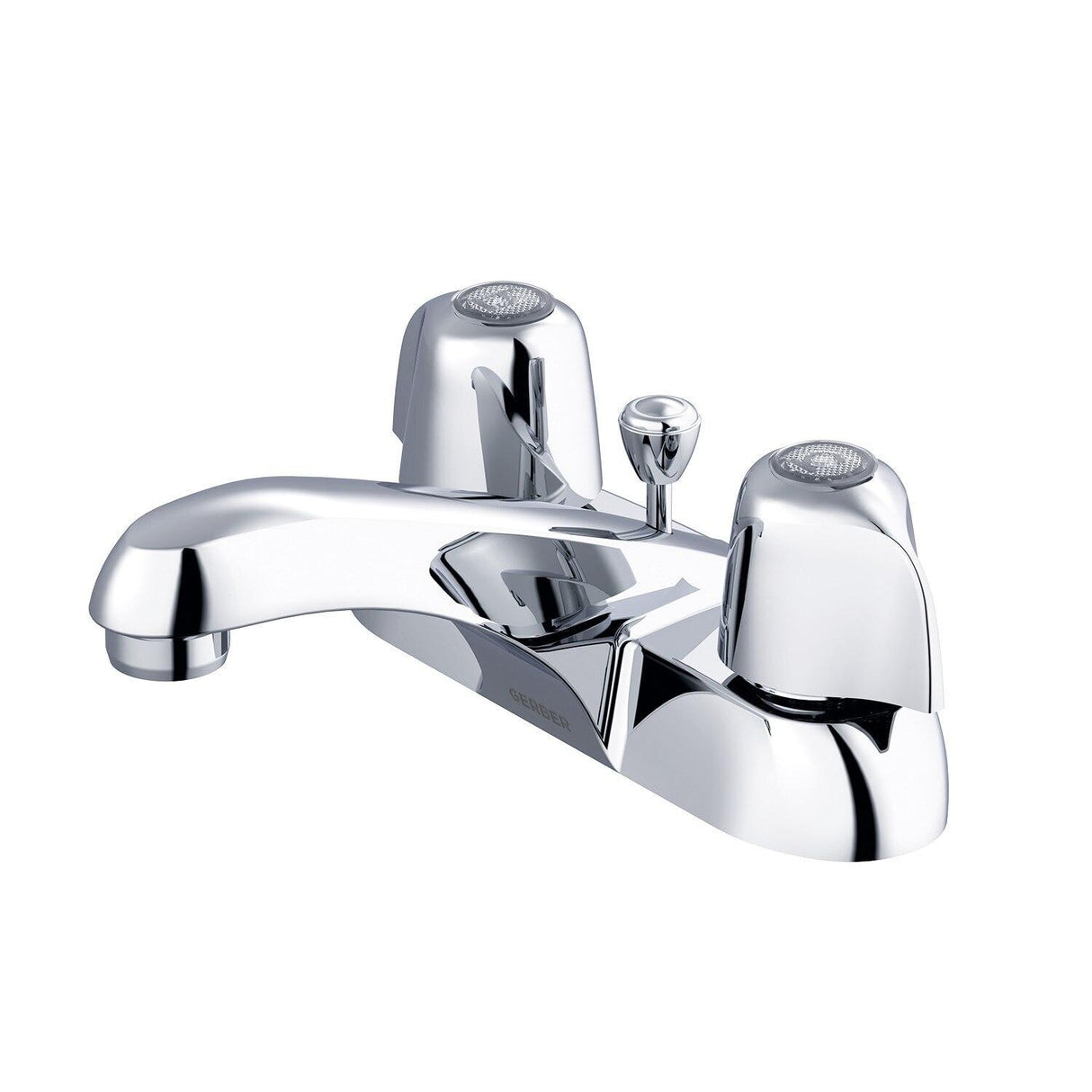 Gerber G0043431 Chrome Classics Two Handle Centerset Lavatory Faucet W/ META...