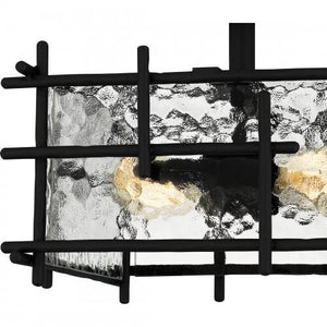 Quoizel DPN1713MBK Daphne Semi flush 2 lights matte black Semi-Flush Mount