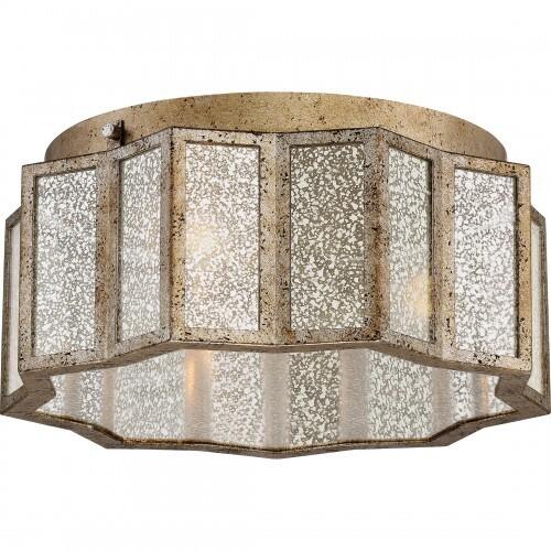 Quoizel SRE1616AGL Shrine Flush mount 16"d aged gold Flush Mount