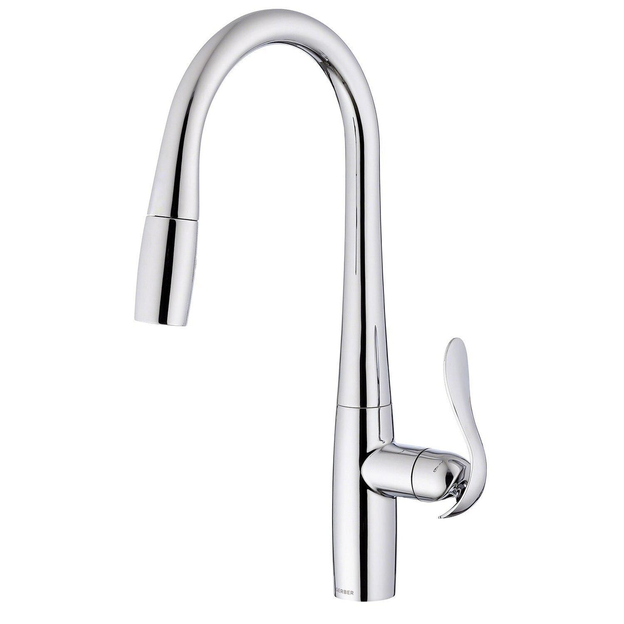 Gerber D454012BS Selene Single Handle Pull-down Kitchen Faucet - Satin Black