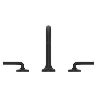 Pfister Matte Black 2-handle 8" Widespread Bathroom Faucet LG49-TNT3B