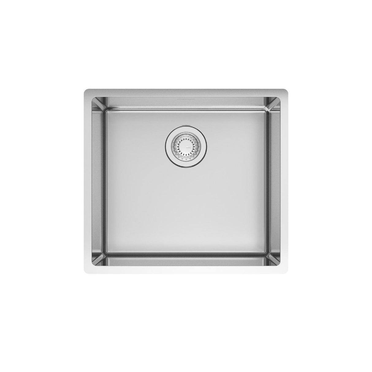 FRANKE CUX11019 Cube 19.56-in. x 17.75-in. 18 Gauge Stainless Steel Undermount Single Bowl Kitchen Sink - CUX11019 In Pearl