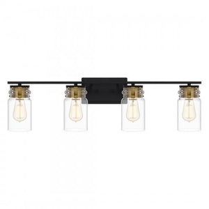 Quoizel KEE8632MBK Keesey Bath 4 lights matte black Bath