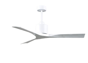 Matthews Fan NK-MWH-MWH-52 Nan 6-speed ceiling fan in Matte White finish with 52” solid matte white wood blades