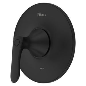 Weller 1-Handle Tub & Shower Valve Only Trim in Matte Black