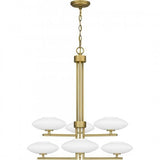 Quoizel QCH5577AB Quoizel Chandelier Chandelier 6 lights aged brass Chandelier