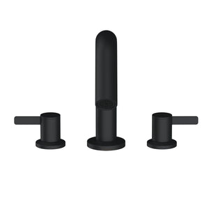 Gerber D300930BST Satin Black Amalfi Three Piece Roman Tub Trim Kit