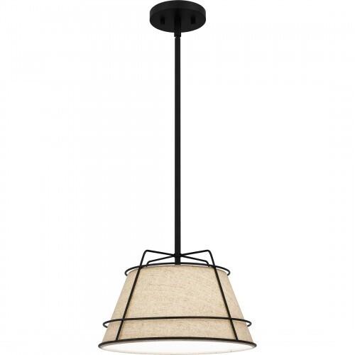 Quoizel QPP5629MBK Quoizel Piccolo Pendant Mini pendant 1 light matte black Mini Pendant