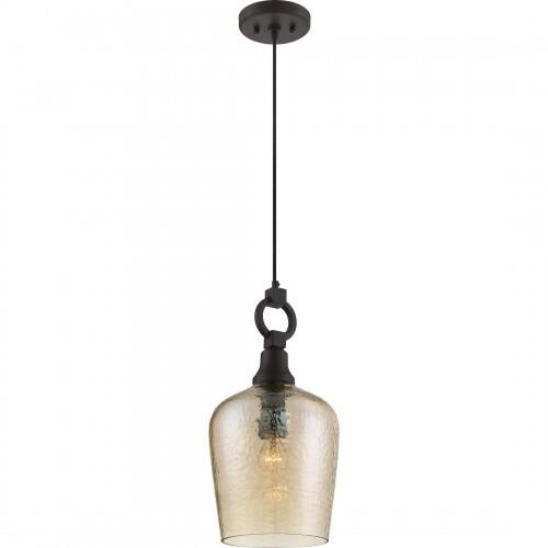 Quoizel CKKD1509WT Kendrick Mini pendant wstrn brnz  9"d Mini Pendant