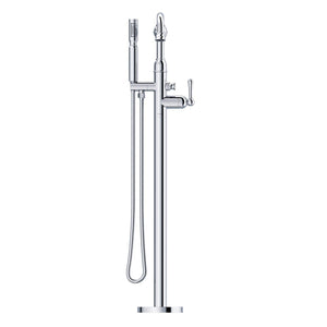 Gerber D300557T Chrome Traditional Floor Mount Tub Filler Trim Kit With Handshower